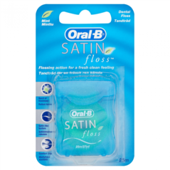 "Procter & Gamble Oral-B Satin Floss Mint - Ultra-Smooth, Refreshing Dental Care for a Bright Smile!"